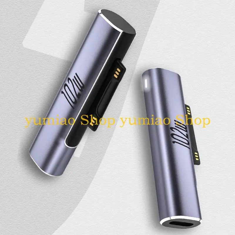 587b 102W 15V/3A USB C Tipo C Adaptador femenino PD Plug carga rápida para Surface 3 4 5 Serie 6 - imagen 3