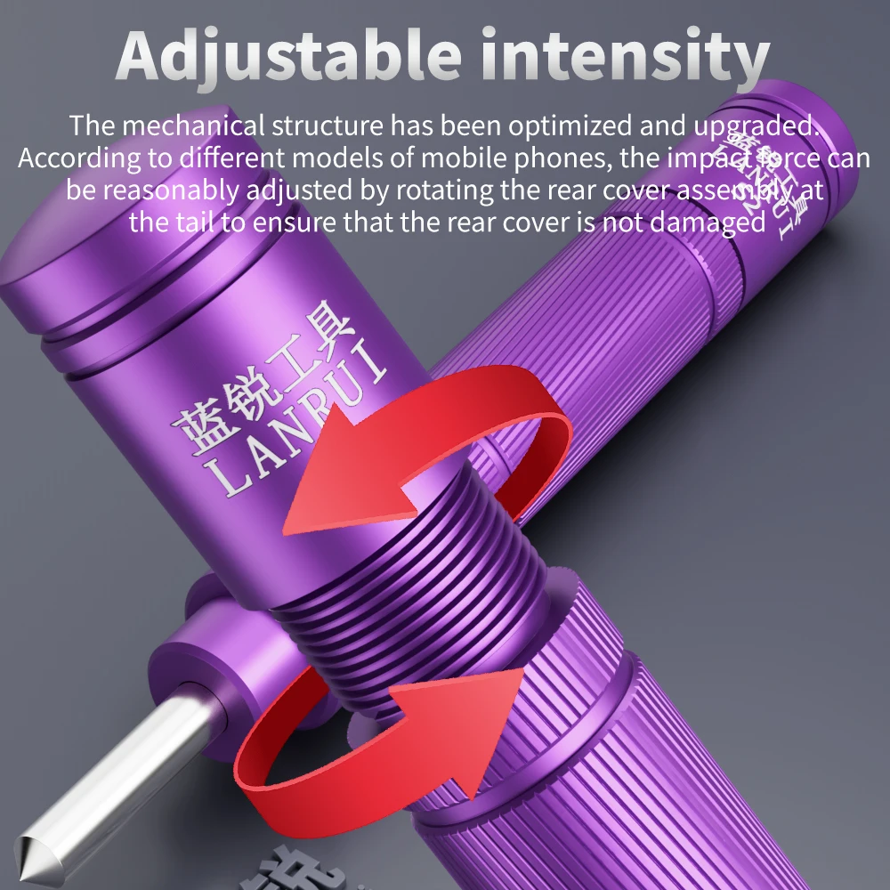 LANRUI S2 pluma de voladura de cubierta trasera de vidrio con resistencia ajustable para reparación de teléfonos móviles herramienta de voladura de cámara de cubierta trasera de vidrio - imagen 4