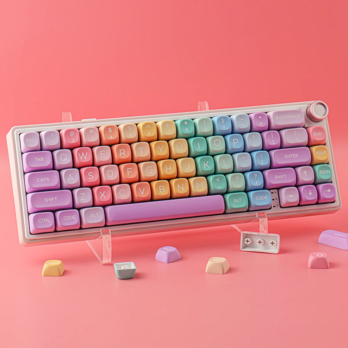 GMK Gummies Keycap 126 teclas PBT Keycaps MOA perfil DYE-SUB teclas personalizadas para teclado mecánico - imagen 2