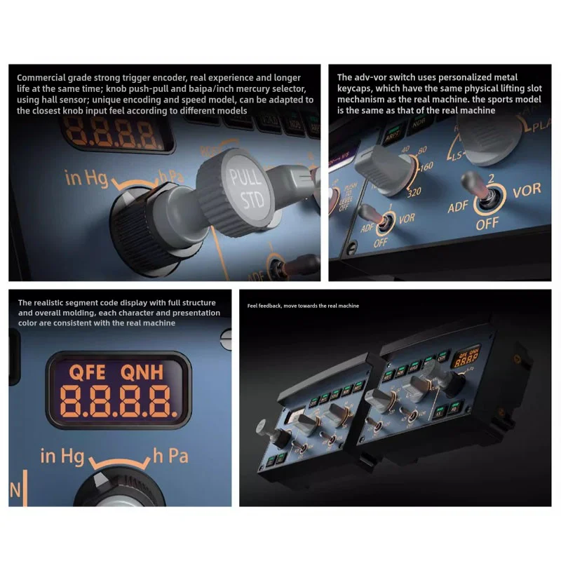 Simulador de vuelo A320 EFIS-R/EFIS-L Unidad EFIS de tamaño completo Panel de control de vuelo Simulador de juego de vuelo Soporte para X-Plane MSFS - imagen 5