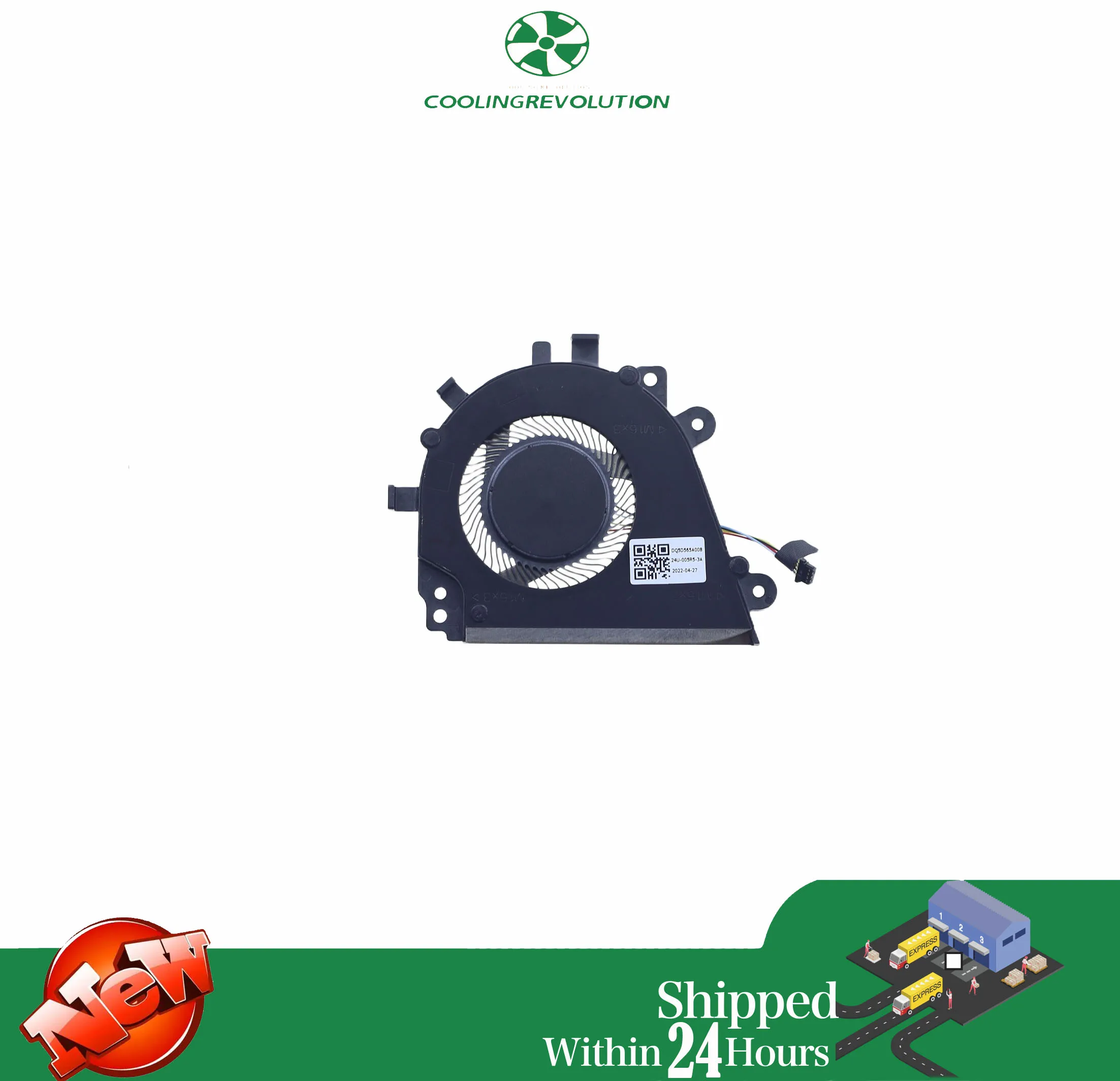 Ventilador CPU Portátil 5V 0.5A 4Pin – Refrigeración Silenciosa Laptop