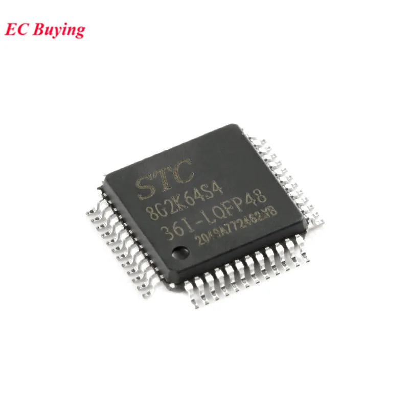 2 uds/1 ud STC STC8G2K64S4 STC8G2K64S4-36I-LQFP48 mejorado 1T 8051 microcontrolador de un solo Chip controlador MCU PCA ISP - imagen 2