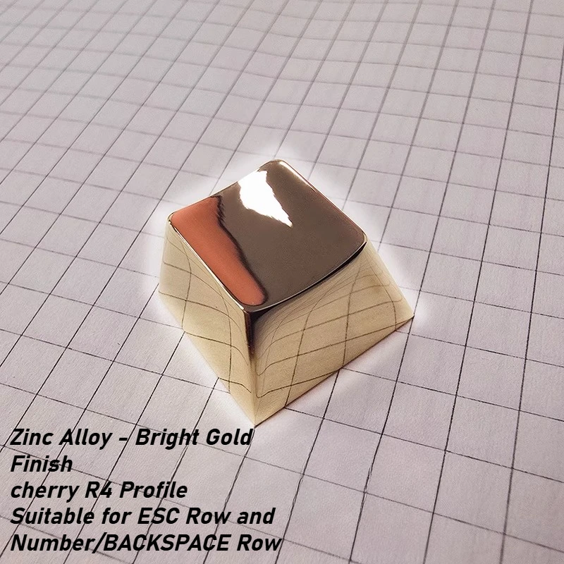 CSK-teclas de Metal con perfil de cereza, aleación de Zinc/aluminio personalizada, teclas de teclado mecánico de varios colores, accesorios para juegos, regalo - imagen 3