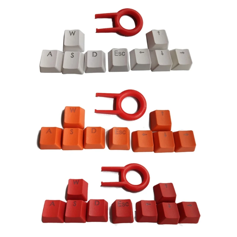 Reemplazo de teclado para teclas aptas para interruptores Cherry MX, teclas retroiluminadas con extractor de teclas WASD/ESC/Direction Keyca - imagen 2