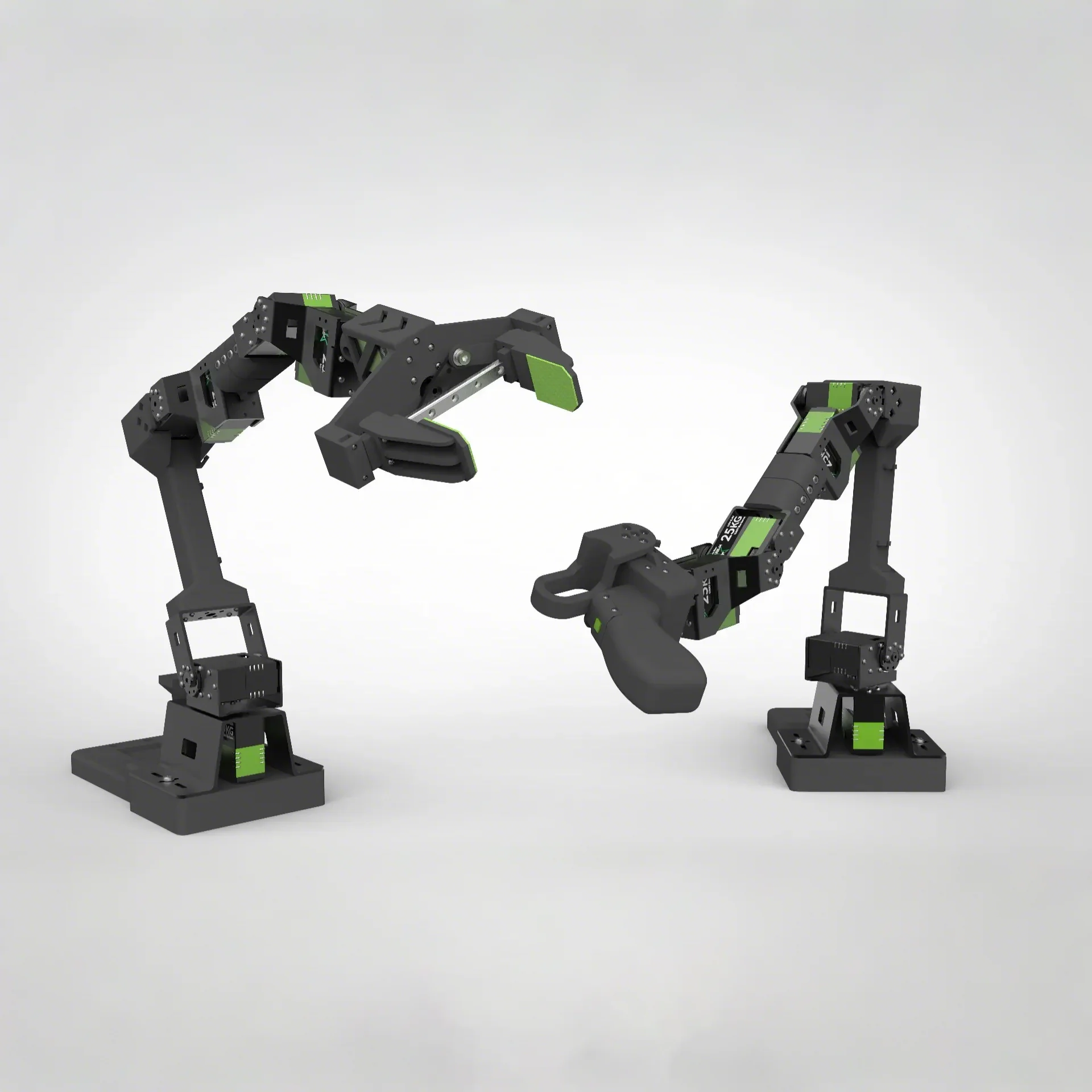 Hugging Face LeRobot & ROS2 Compatible Robotic Arm Kit Fashionstar Starai Arm Viola Violin Preassemble Servo-base 7DoF Robot Arm - imagen 4