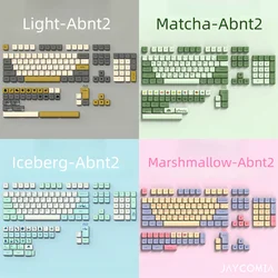 Keycaps PBT para Teclado Mecánico – Diseño Matcha Iceberg ISO