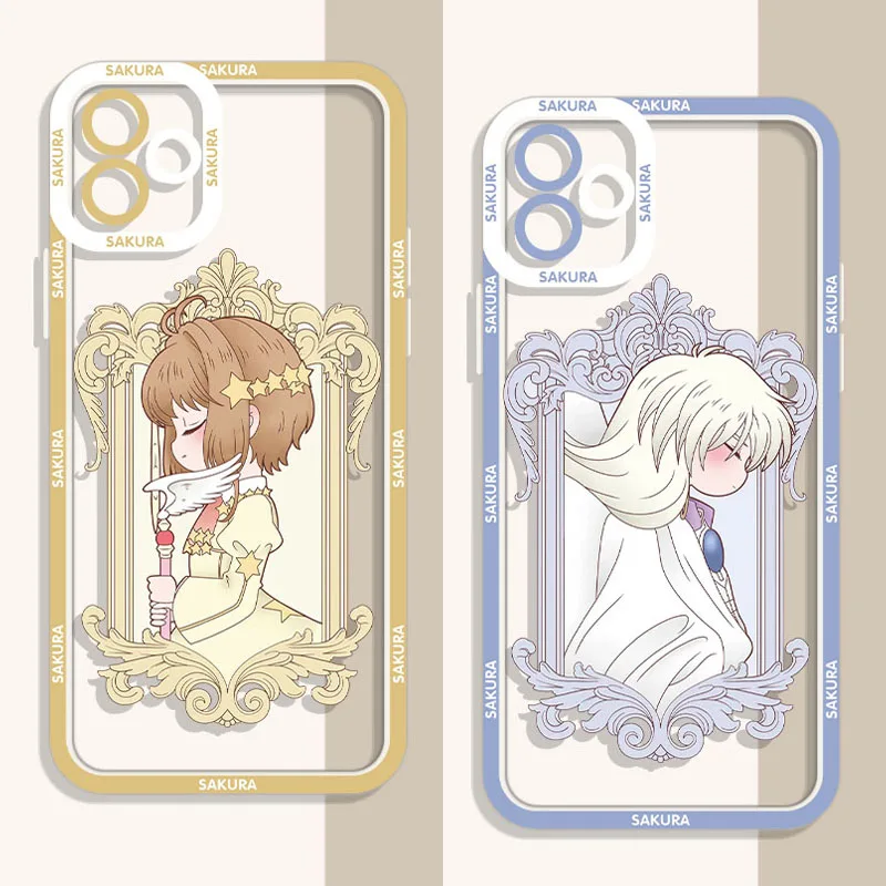 Funda de teléfono Anime Sakura para Samsung Galaxy S23 S22 Ultra S21 S20 FE S10 Plus Note 20 10 9 A14 A24 A34 A54 funda de silicona suave - imagen 2