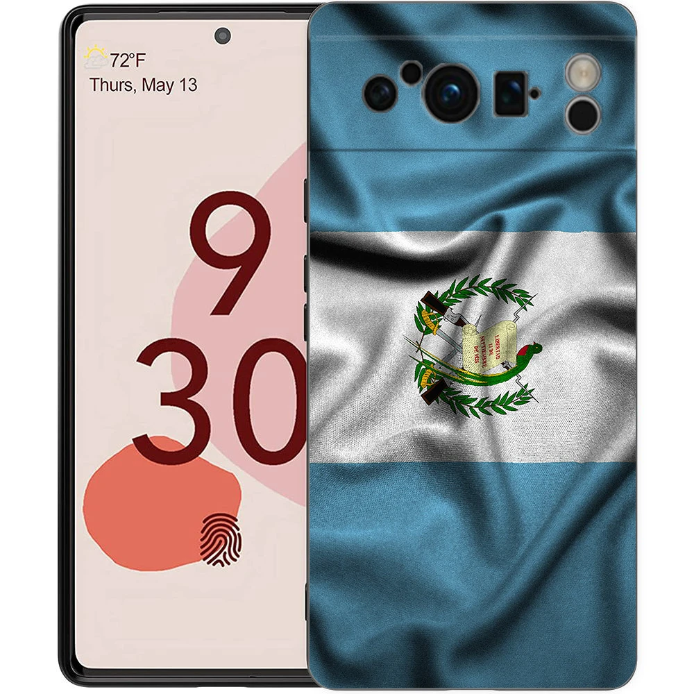 Para Google Pixel 10 Pro funda de teléfono Pixel 9 Pro XL TPU funda Pixel 8 Pro 9A 8A 7A 7 6A 6 Pro funda suave bandera de Guatemala - imagen 5