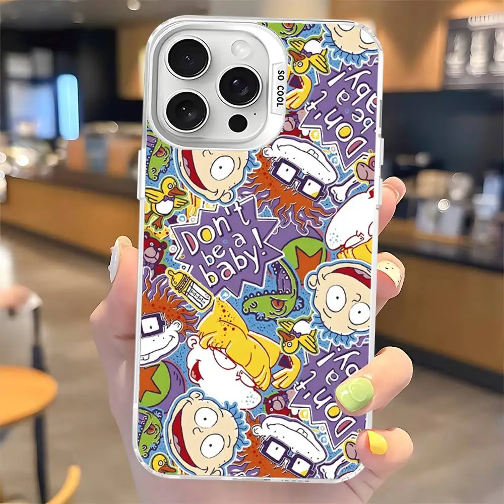 Funda de teléfono bonita y genial para iPhone 17 16 15 14 13 12 11 Pro MAX mate a prueba de golpes trasera anticaída - imagen 4