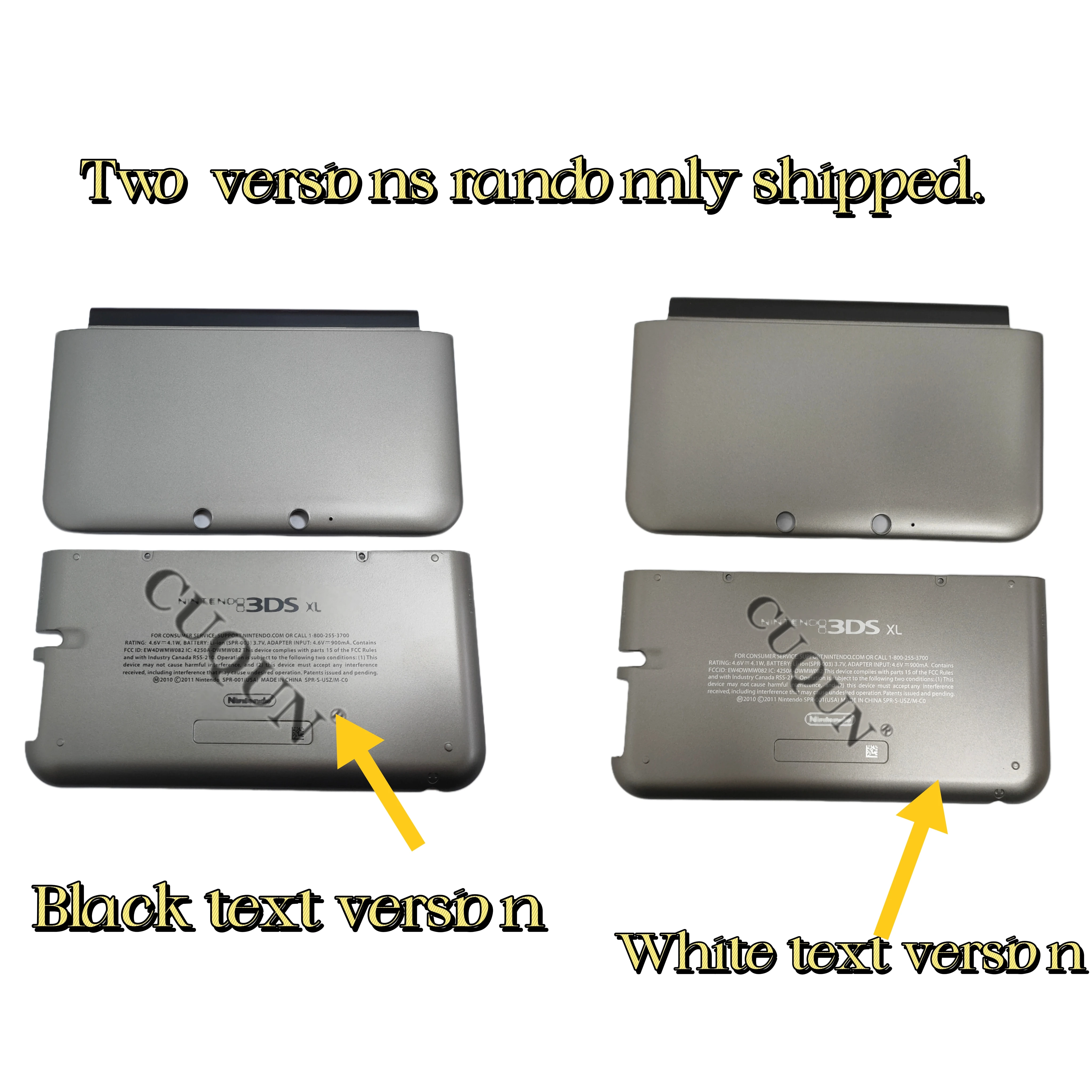 9 colores disponibles superior e inferior Nintend 3DS XL/LL cubierta placa carcasa con 1 par de tornillos