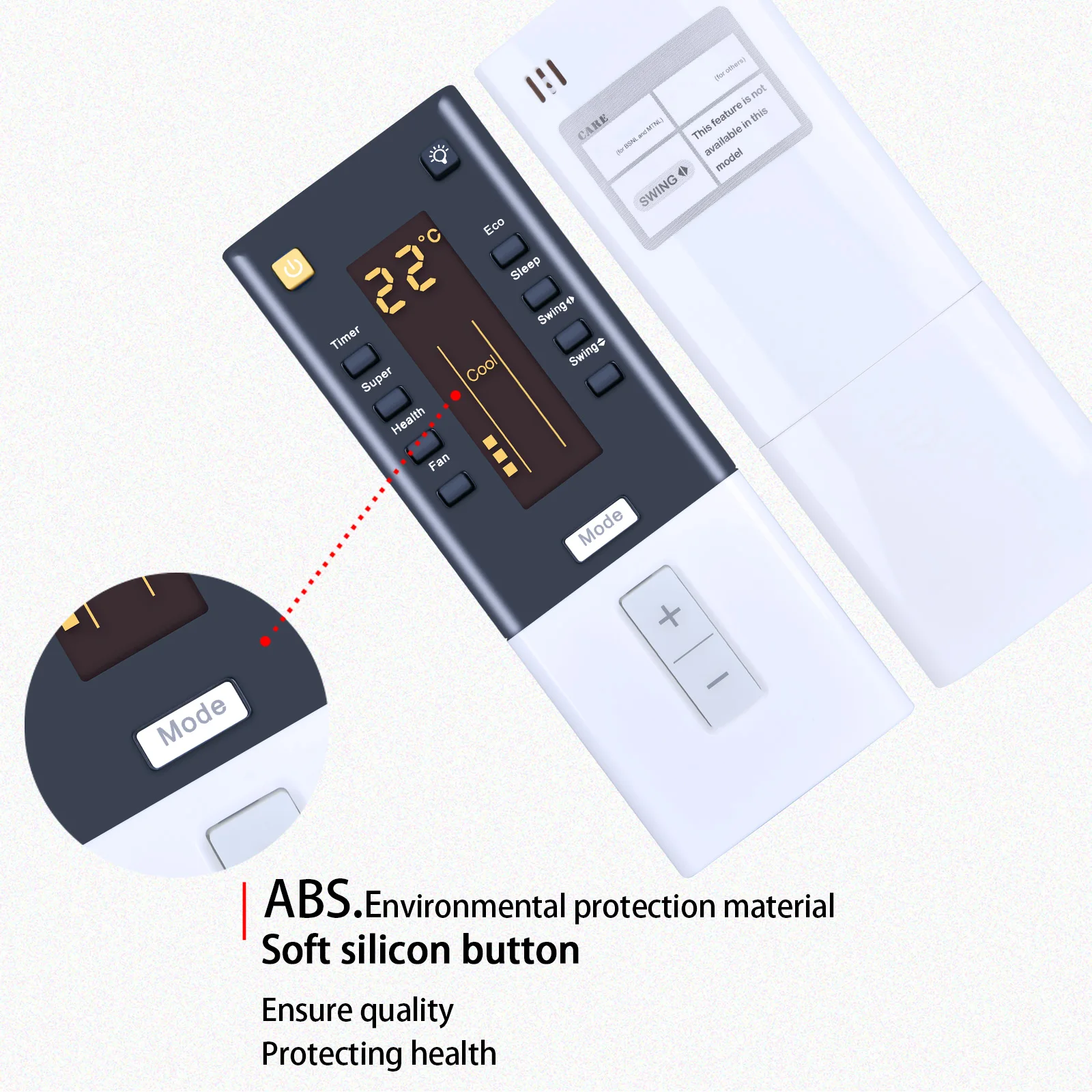 Nuevo Control remoto para aire acondicionado IFB IACI18SA3G3C1 / IACI18GB5G3C con retroiluminación - imagen 4