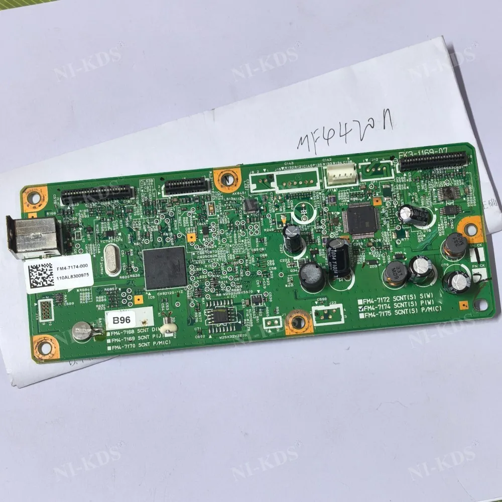 FM4-7175 controlador principal PCB Assy para Canon MF4410 MF4412 MF4450 4452 MF4420 MF4430 MF4400 placa formateadora FM4-7283 FM4-7174 - imagen 3