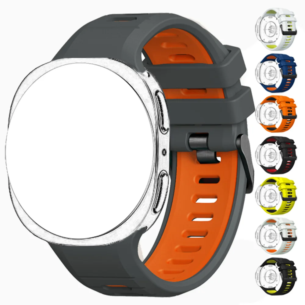 Cinturón de moda para amantes de la moda para Samsung Galaxy Watch 8 40 44mm/8 Classic 46mm accesorios de reloj inteligente de silicona opción de regalo Ideal