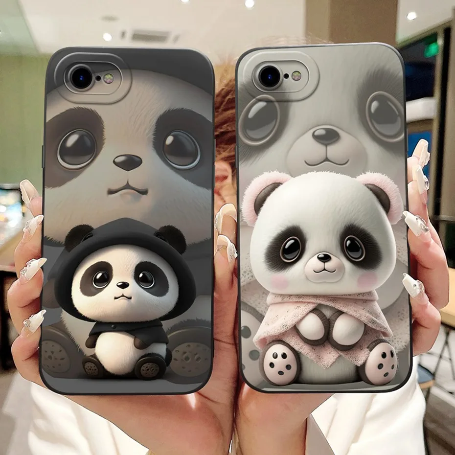 Para iPhone 7 8 Plus SE 2020 2022 funda protectora de lente para iPhone7 iPhone8 7Plus 8Plus diseño encantador fundas de silicona suave - imagen 3