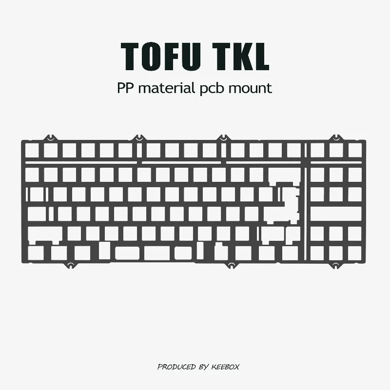 Tablero de posicionamiento de teclado TOFU TKL, PC personalizado, aluminio, PP, fibra de carbono, ergonómico, juego de deportes electrónicos, accesorios de teclado mecánico - imagen 2