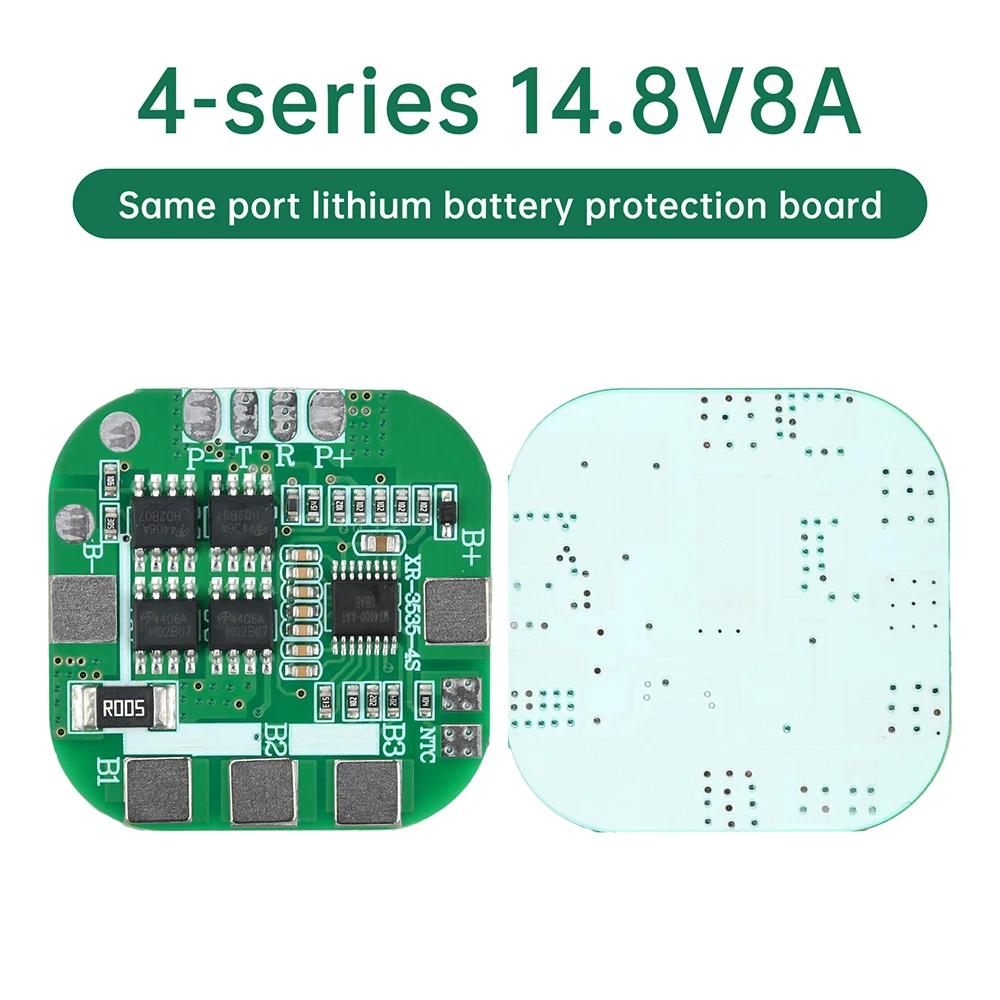 4S 14,8 V 8A li-ion BMS PCM Placa de protección de batería Bms Pcm mismo puerto con equilibrio para batería de litio LicoO2 Limn2O4 18650 li - imagen 4