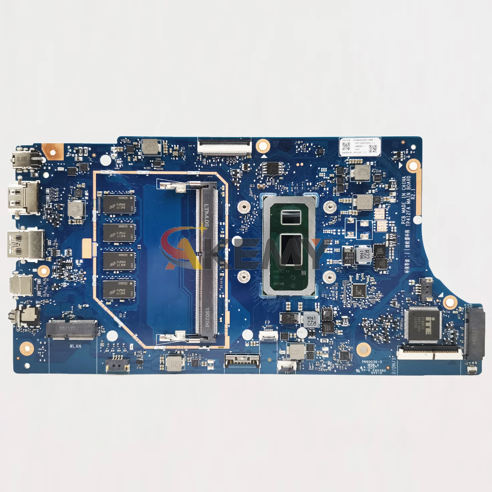 Placa base para ordenador portátil TP412FA para ASUS VivoBook Flip TP412F SF4100F TP412FA TP412FAC con CPU I3 I5 I7 100% pruebas OK stk - imagen 3