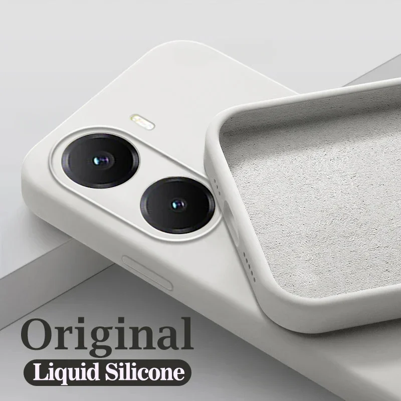 Funda Poco X7 Pro de silicona líquida, funda lisa para Xiaomi Poco X7 Pro Poco X 7 X7Pro Pocox7 Pro, funda protectora para teléfono - imagen 2