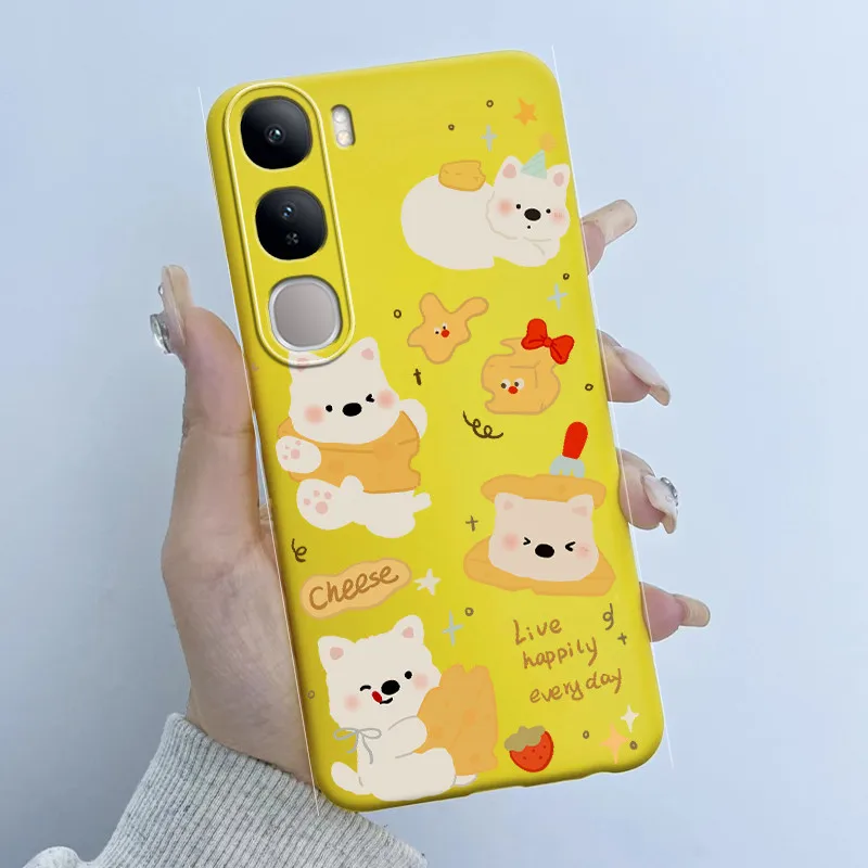 For VIvo V40 Lite IDN V2417 Y200 Y300 V40 SE 80W Case Cute Panda Back Cover Soft Silicon Funda For VivoV40lite 4G 5G Phone Case - imagen 2