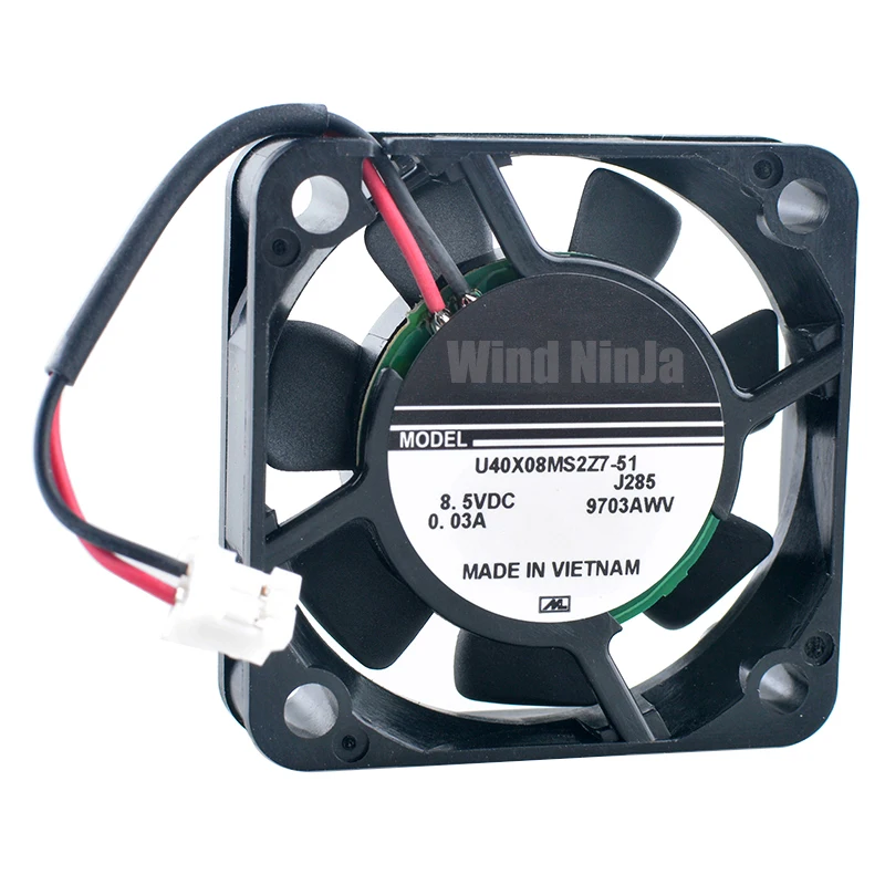 Ventilador de refrigeración para impresora Raspberry Pi, de 4cm miniventilador, 40mm, 40x40x10mm, DC8.5V, 0.03A, 3000rpm, inversor de potencia