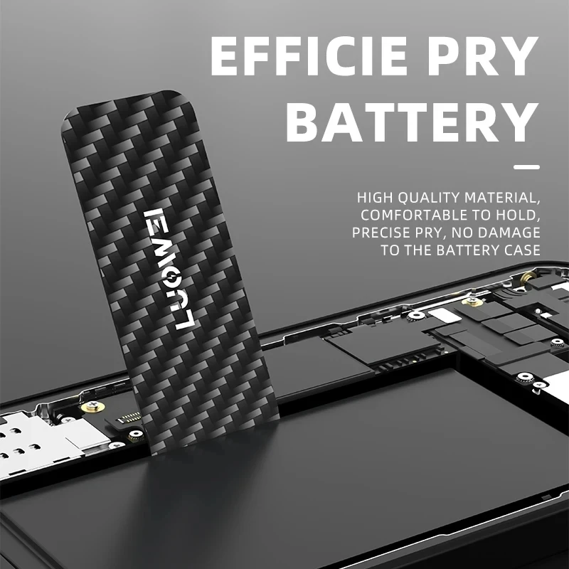 LUOWEI LW-T01 T02 T03 raspador de estaño no magnético de fibra de carbono/herramienta de palanca para reparación de ordenadores de teléfonos móviles herramienta de eliminación de raspador de estaño - imagen 4