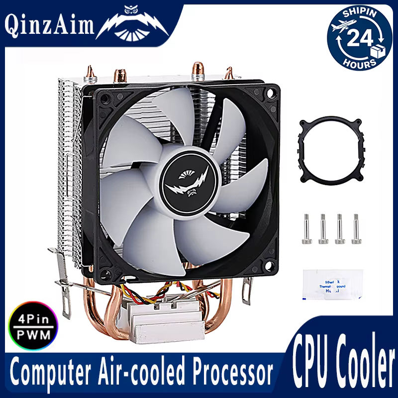 Disipador CPU QiuzAim LGA2011-3 Doble Heat Pipe PWM - imagen 5