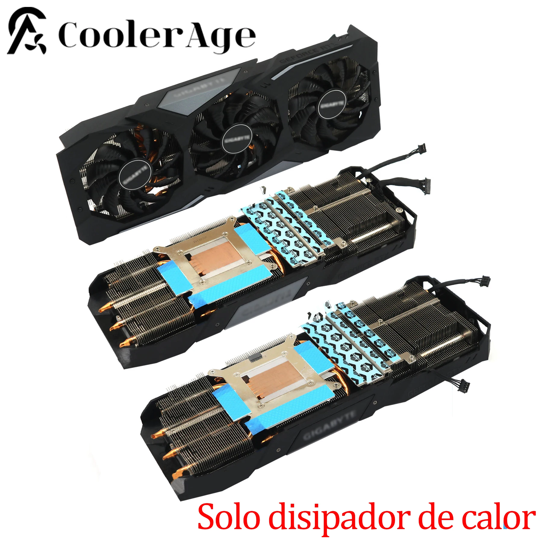 Nuevo Original para Gigabyte RTX 2080 / 2080 Super FW3 OC placa gráfica de repuesto GPU disipador de calor