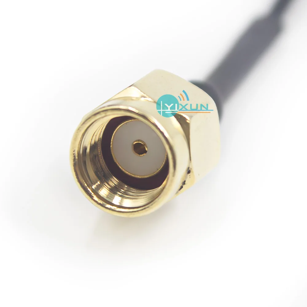 Antena Universal WIFI de doble banda Original MSI 2,4G 5G Cable de 10cm Base de ventosa magnética ganancia 3dbi conector macho RP SMA - imagen 5