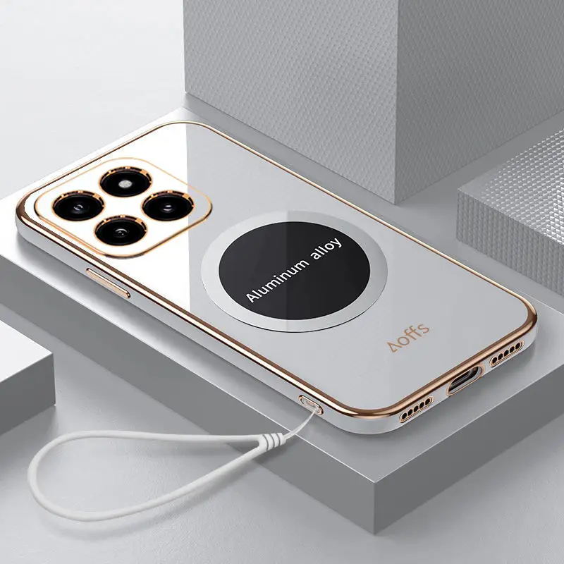 Funda magnética para Xiaomi Mi 14, 13, 12, 11 Pro, protección de carga inalámbrica, cubierta trasera para Mi 13T, 12T, 11T Pro - imagen 3