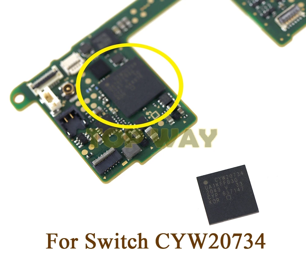 Reemplazo de Chip IC para interruptor Joycon Control CYW20734, 1 unidad