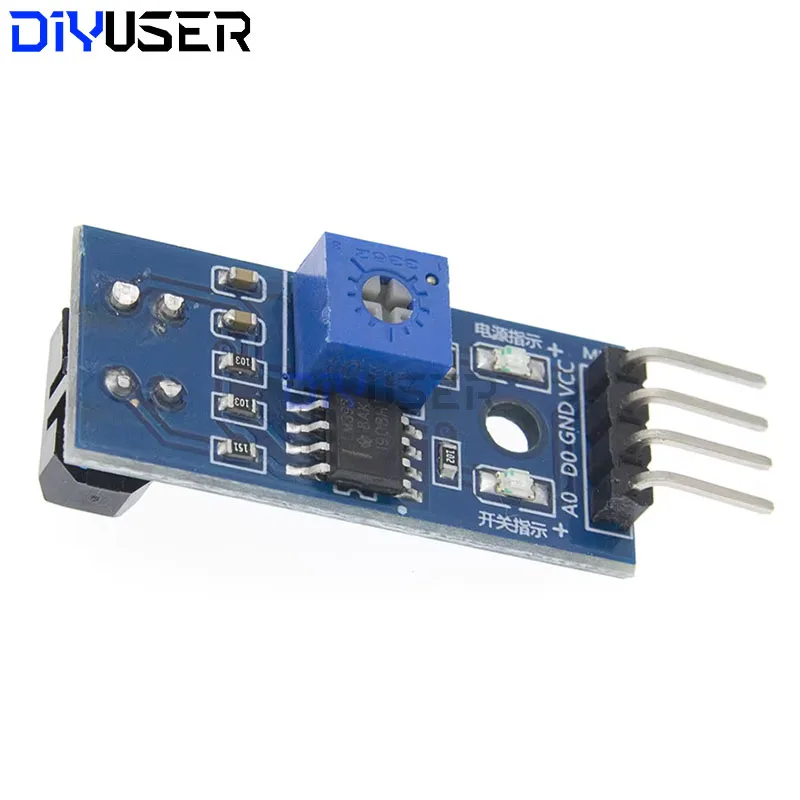 DIYUSER 4 Uds TCRT5000 Sensor reflectante infrarrojo IR interruptor fotoeléctrico barrera línea pista módulo diodo triodo placa 3,3 v - imagen 4