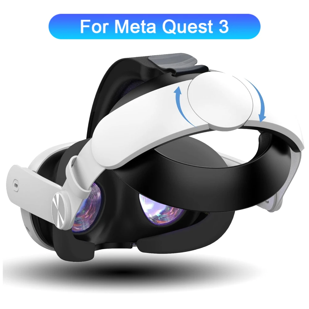 Correa de cabeza ajustable para auriculares Meta Quest 3S VR, correa Elite de repuesto, comodidad mejorada para accesorios Meta Quest 3