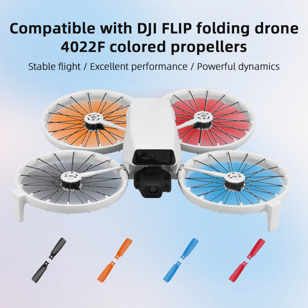 8 Uds hélice para DJI Flip 4022F Drone reemplazo hélice ala PC Drone hélice Drone ala hoja para DJI Flip Accesorios - imagen 2