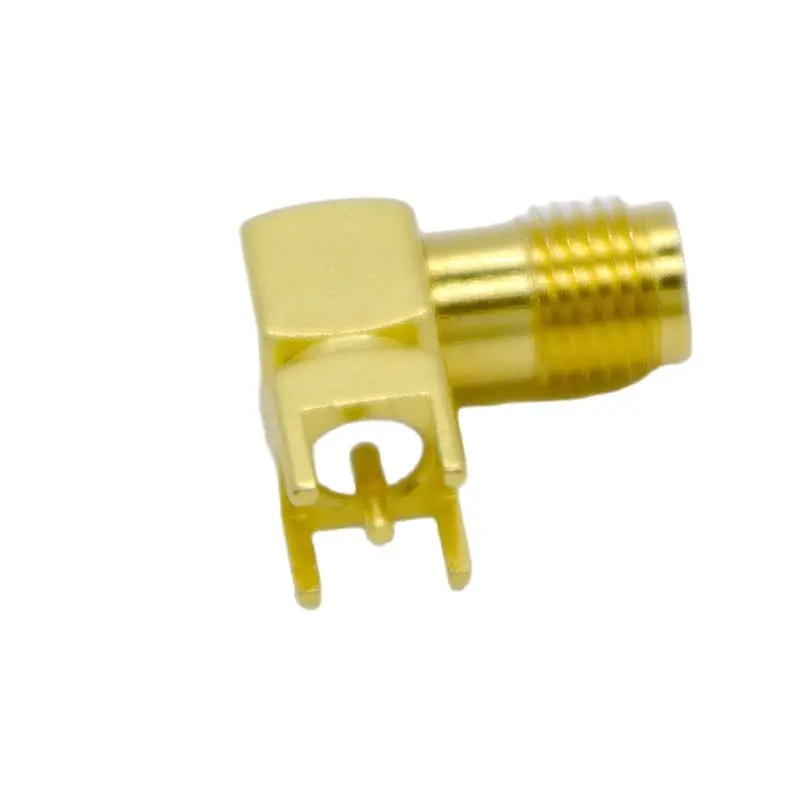 Conector RF de 90 grados, Base de antena de Pedestal SMA RF, pie doblado, tornillo exterior SMA kWe, Agujero interior especial, venta al por mayor, 100 piezas, nuevo - imagen 4