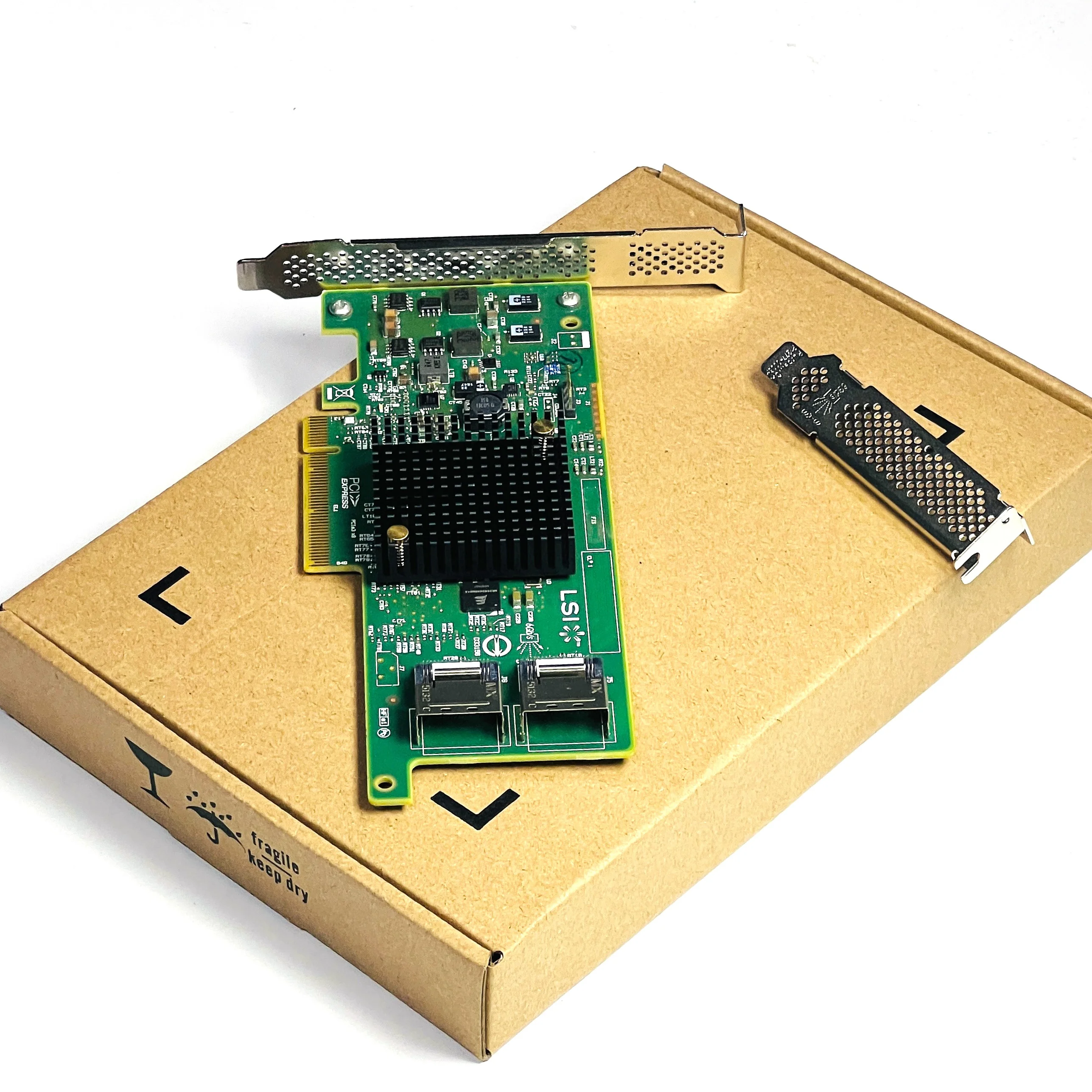 LSI 9217-8I 6Gbs SAS PCI-E 3.0 HBA FW: P20 Modo IT para cables ZFS FreeNAS unRAID+ 2 * SFF-8087 SATA - imagen 2