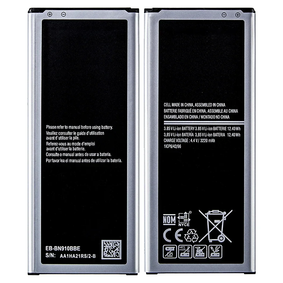 Batería para Samsung Galaxy Note 4 Note4 SM N910 N910F N910A N910V N910P N910T N910H EB-BN910BBE 3220mAh - imagen 5