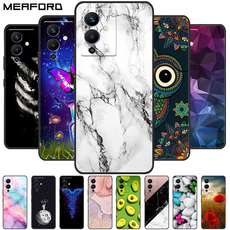 Para Infinix Note 12i Funda de silicona suave de mármol para teléfono Infinix Note 12i 12 i Note12i contraportada X6819 2022 Coque Funda