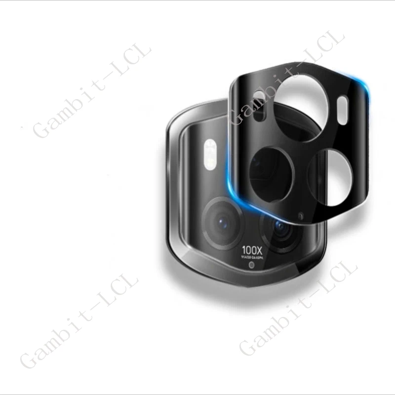 Lente de cámara Integral 3D para Honor Magic6 RSR Porsche Design, vidrio templado de 6,8 ", Magic6RSR, película protectora trasera negra - imagen 3