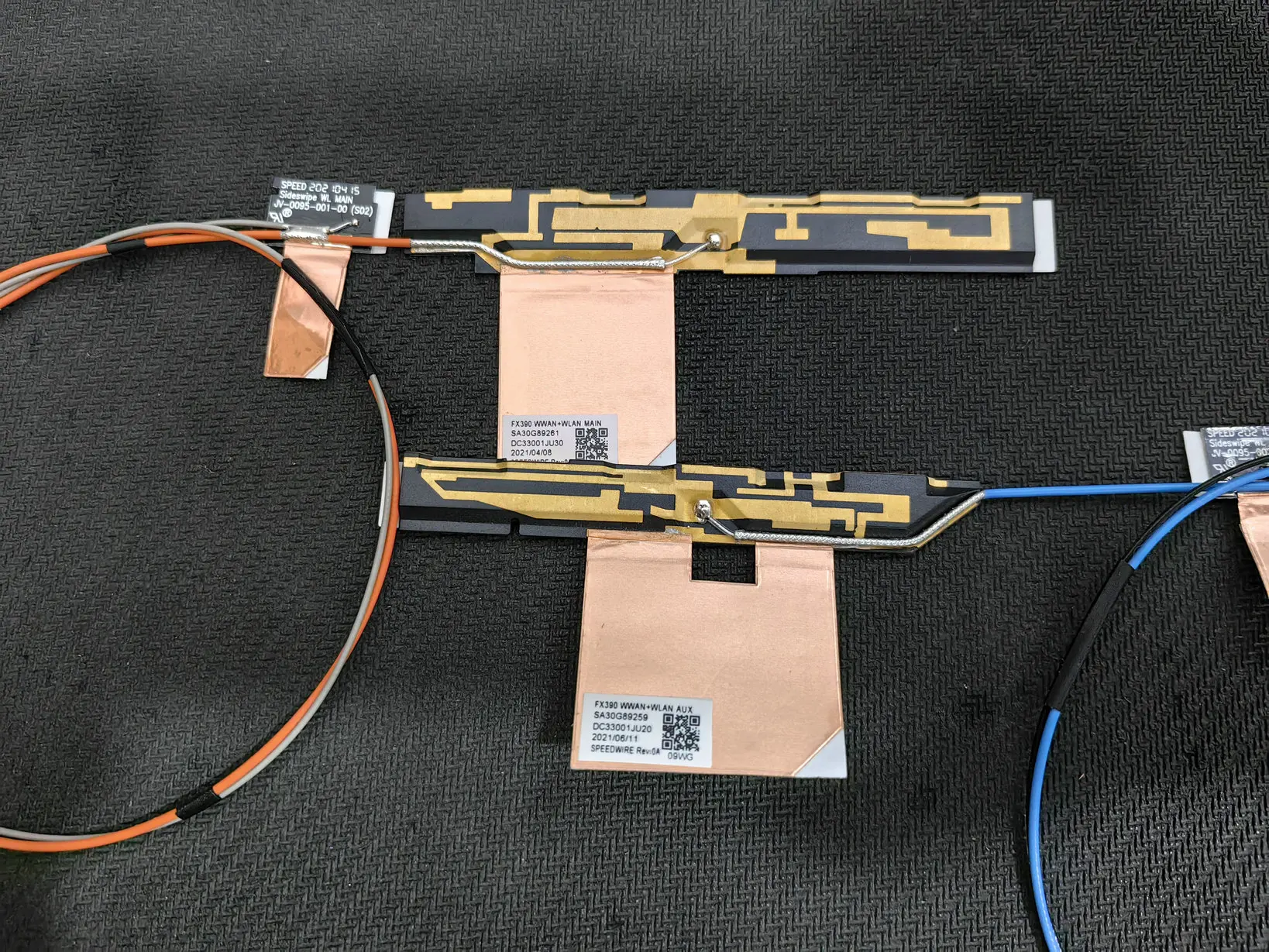 Original Thinkpad X13 X390 X395 portátil WLAN + WWAN 4G antena WIFI FRU 02HL026 5A30S73623 L850-GL L860-GL EM05-CE L830-EB 9260NGW - imagen 4