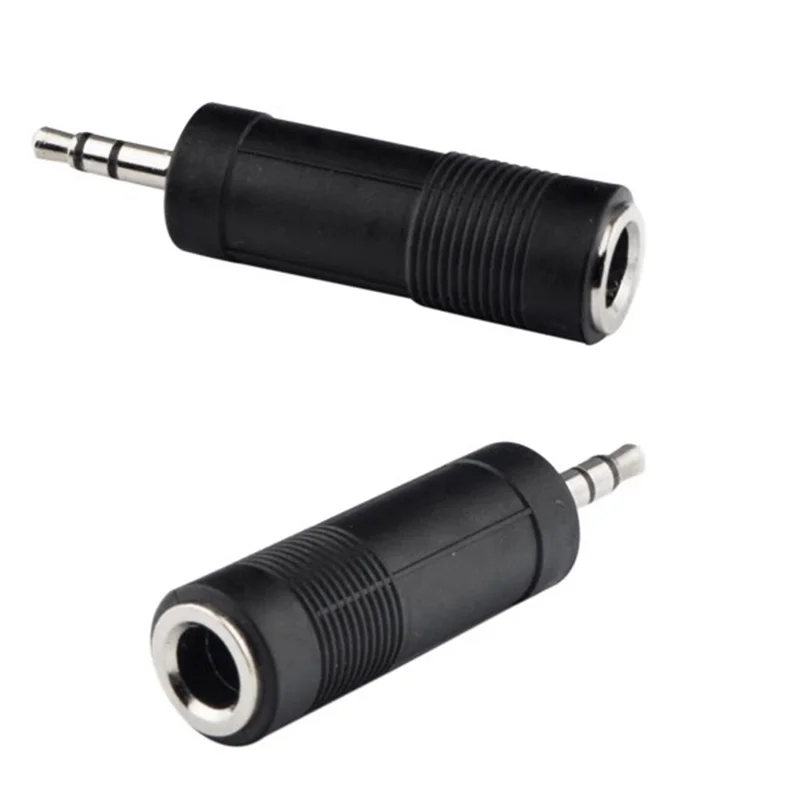 5/20/100 Uds 3,5mm macho a 6,5mm hembra Jack enchufe estéreo adaptador de auriculares convertidor de Cable de Audio Terminal de altavoz - imagen 3