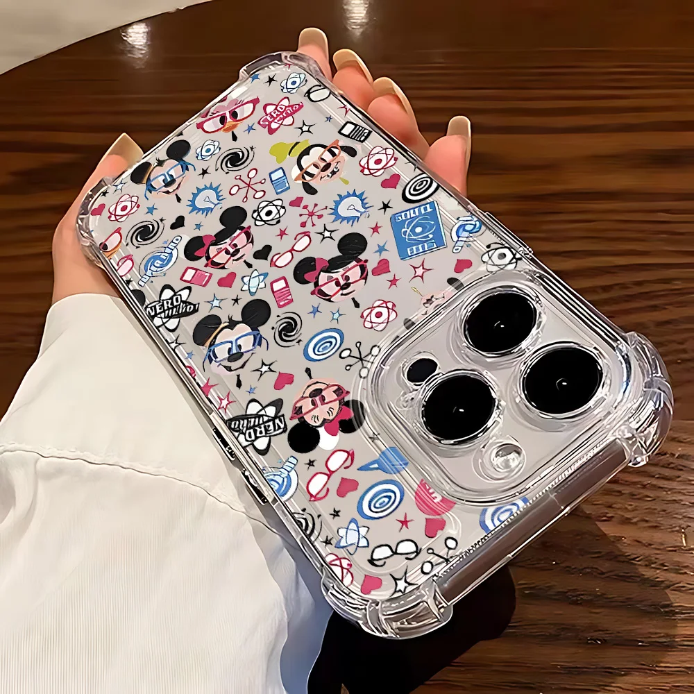 Graffiti Mickey Mickey funda de teléfono para Samsung A12 A14 A15 A22 A23 A24 A25 A32 A34 A35 A52 A53 A54 A55 A73 5G cubierta transparente - imagen 4