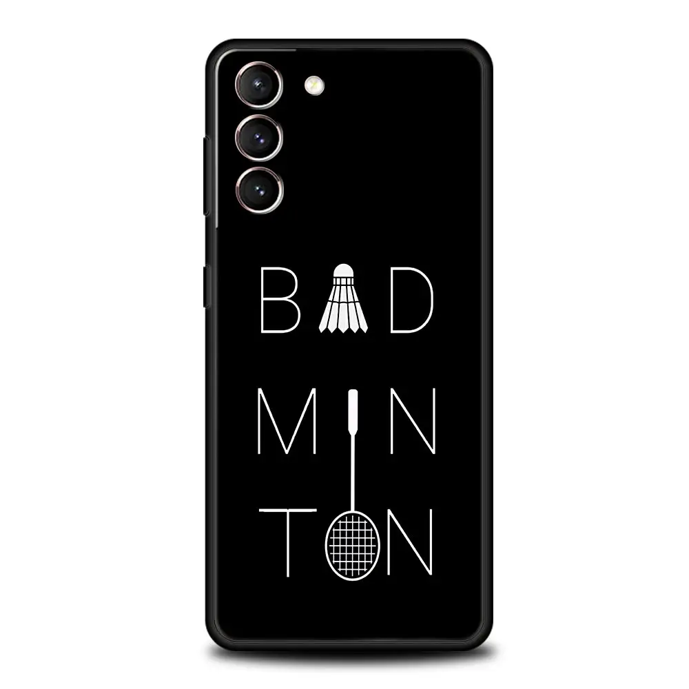 Funda de teléfono de bádminton para Samsung Galaxy S25 Edge S24 S23 S22 S20 Ultra S21 FE 5G S10 Plus, funda suave de TPU - imagen 5