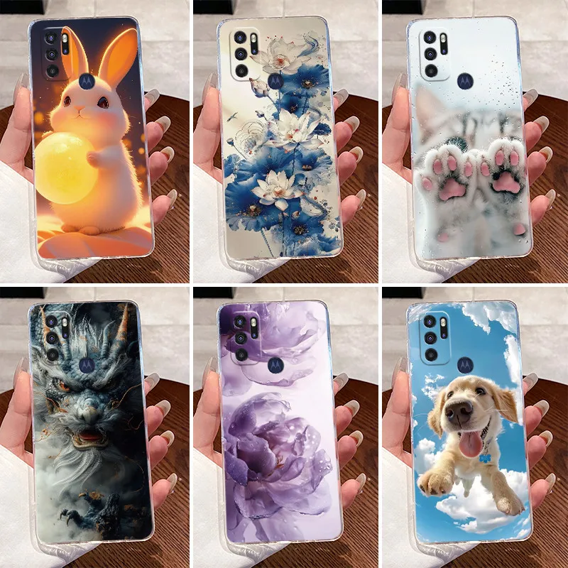 Para Moto G60 G60S funda Motorola Moto G40 Fusion funda de teléfono de lujo lindo Cool niños niñas funda suave para MotoG40 Fusion G 60 S Capa
