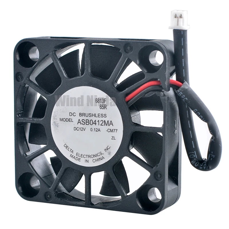 ASB0412MA 4cm X 40mm ventilador Axial 40x40x10mm DC12V 0.12A ventilador de refrigeración de 2 pines para interruptor fuente de alimentación accesorios de Hardware de computadora - imagen 4
