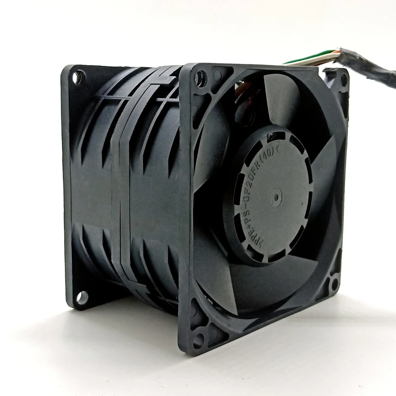 VG80561BX-Q110-S9H Ventilador de enfriamiento de alta velocidad de 80 mm x 56 mm, refuerzo de automóvil de doble bola, 12 V para refuerzo de automóvil y refrigeración industrial - imagen 3