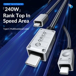 Orico Cable USB4 40Gbps 240W USB-C a Tipo C