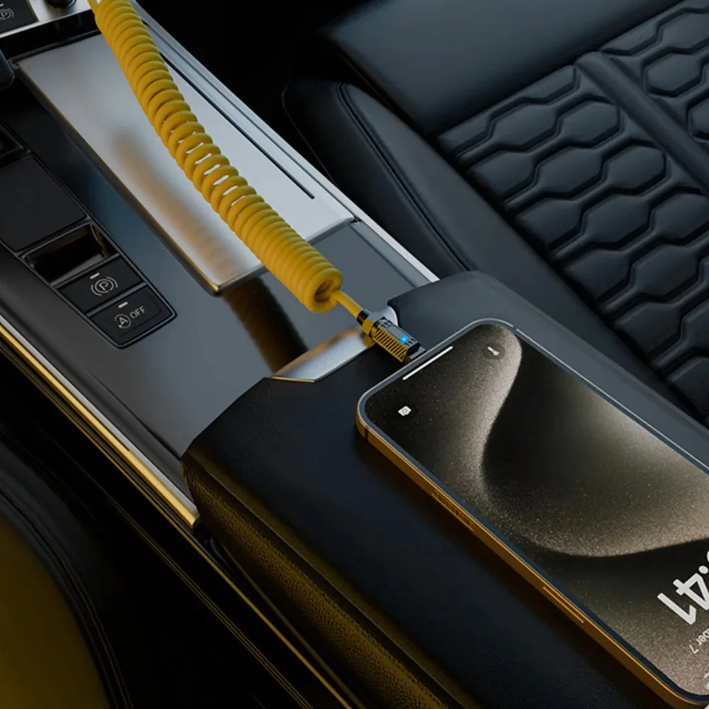 USB C Cable Portable Data Cord 140W Power Delivery Cable Fasting Charging Data Transmission Cable 8K Audio Video Cord - imagen 5