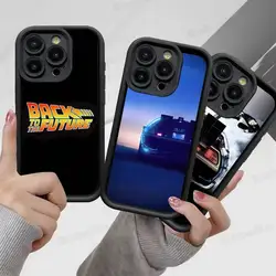 Funda Silicona iPhone Antigolpes – Regreso al Futuro Retro