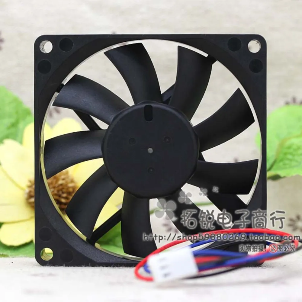 para ventilador de refrigeración ultrafino Delta 80mm AFB0812SHB 12V 0.4A, alto rendimiento para PC, servidores y electrónica - imagen 3