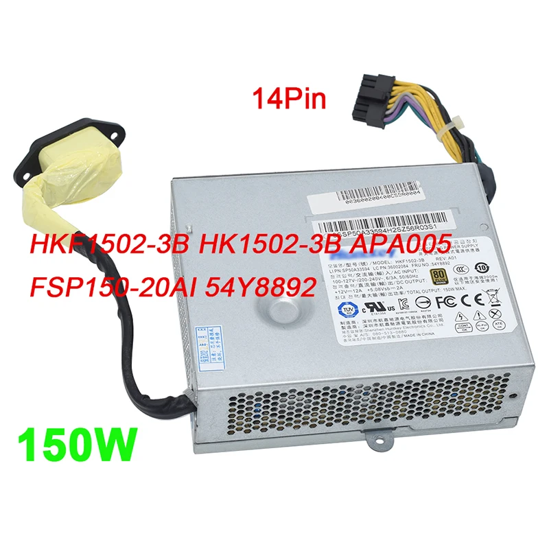 Nuevo para Lenovo 510 560 700 710 720 7100 M71z M72z 150W PSU APA005 HKF1502-3B FSP150-20AI PS-2181-01 APA004 DSP-150UB A 54Y8892